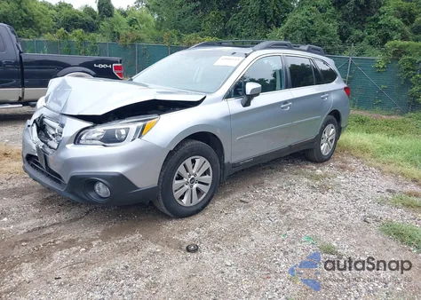 2017 Subaru Outback 2.5I Premium из США, поврежденный, VIN 4S4BSADC6H3242259